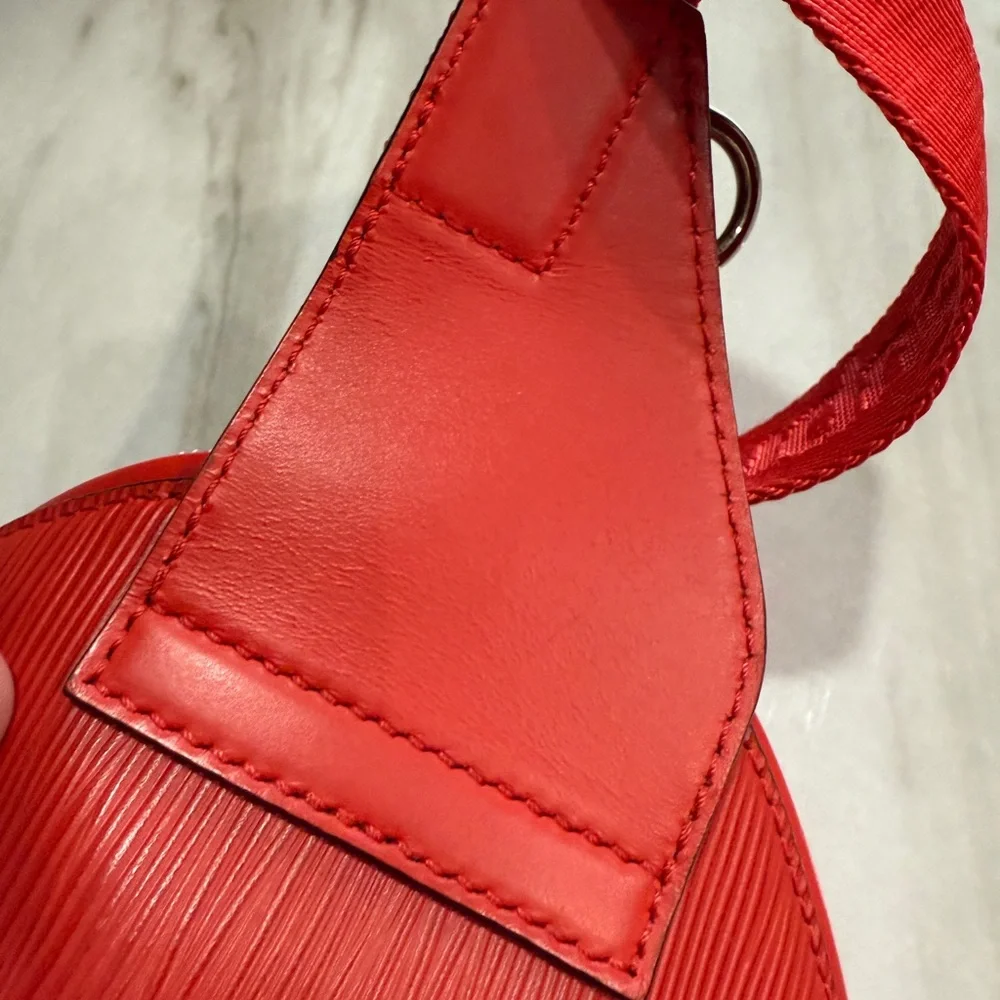 Supreme Collaboration Red Epi Leather Bumbag PM Bag